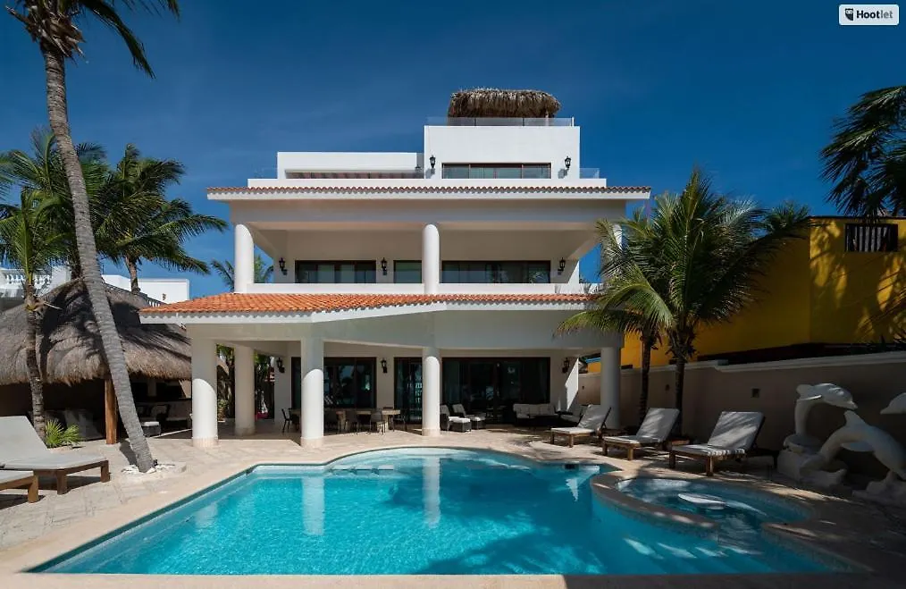 Mansion Villa In Soliman Bay For 34 Guests! Tulum